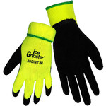 imagen de Global Glove Ice Gripster 300INT Black/Yellow XL Cold Condition Gloves - Rubber Coating - Terry Insulation - 300INT/XL