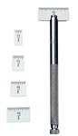 imagen de Starrett Acero templado Juego de reglas de acero pequeñas - longitud de 1/4 a 1 pulgada - espesor de 1/16 pulg. - S423Z