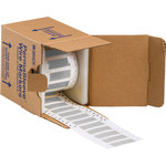 imagen de Brady 2HX-250-2-GY-S Funda de impresora troquelada - 1.969 pulg. x 0.445 pulg. - Gris - B-7642