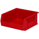 imagen de Akro-mils Akrobin 50 lb Rojo Polímero de grado industrial Colgado/Apilado Contenedor de almacenamiento - longitud 10 7/8 pulg. - Ancho 11 pulg. - Altura 5 pulg. - Compartimientos 1 - 30235 RED