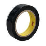 imagen de 3M Scotchmate SJ3572 Negro Sujetador recerrable - Gancho con 300 ganchos/in² Recuento de tallos - 1 pulg. Anchura x 50 yd Longitud - Adhesivo Adhesiva - 86286