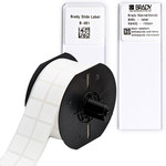 imagen de Brady B33-194-481 Rollo de etiquetas troqueladas para impresoras - 0.9 pulg. x 0.75 pulg. - Poliéster - Blanco - B-481