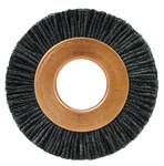 imagen de Weiler Burr-Rx 17541 Wheel Brush - 1 1/2 in Dia - Crimped Round Nylon Bristle