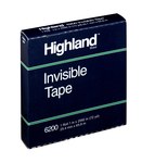 imagen de 3M Highland 6200 Clear Office Tape - 1 in Width x 72 yd Length - 07447
