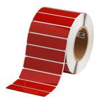 imagen de Brady THTEP-174-593-.5RD Die-Cut Printer Label Roll - 4 in x 1 in - Polyester - Red - B-593 - 64429