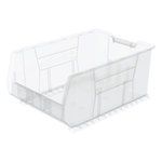 imagen de Akro-mils Akrobin 300 lb Transparente Polímero de grado industrial Apilado Contenedor de almacenamiento - longitud 23 7/8 pulg. - Ancho 16 1/2 pulg. - Altura 11 pulg. - Compartimientos 1 - 30288SCLAR