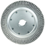 imagen de Weiler 08300 Wheel Brush - 14 in Dia - Knotted - Standard Twist Steel Bristle