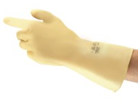 imagen de Ansell Marigold Yellow 6.5 Chemical-Resistant Gloves - 13 in Length - 15 mil Thick - G31H