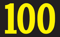 imagen de Brady 50017 Amarillo sobre negro Rectángulo Hojas reflectantes Marcador de conductos/voltaje - Ancho 4 3/4 pulg. - Altura 2 7/8 pulg. - B-997