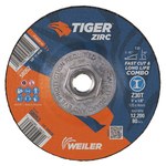 imagen de Weiler Tiger Disco de corte y esmerilado 58052 - 5 pulg. - Zirconia Alumina - 30 - T