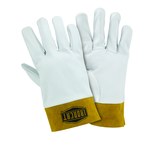 imagen de West Chester 6140 Off-White Small Grain Cowhide Welding Glove - Straight Thumb - 9.375 in Length - 6140/S