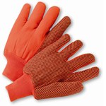 imagen de West Chester K81SCNCORIPD High-Visibility Orange Large Cotton/Polyester General Purpose Gloves - Straight Thumb - 10.5 in Length