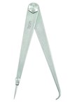 imagen de Starrett Calibre hermafrodita de junta firme - longitud de 6 pulg. (150mm) - 563-6