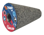 imagen de Weiler Tiger AO Aluminum Oxide Abrasive Cone - Threaded Nut Attachment - 2 in Length - 5/8-11 UNC Center Hole - 68317