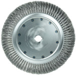 imagen de Weiler 08309 Wheel Brush - 14 in Dia - Knotted - Standard Twist Steel Bristle