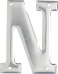 imagen de Brady 1600-N Etiqueta en forma de letra - N - Plateado