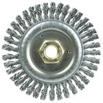imagen de Weiler Roughneck 13232 Cepillo de rueda - Anudado - Circular trenzado Acero cerda