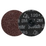imagen de 3M Scotch-Brite TR Disco de acondicionamiento de superficies de cambio rápido 67191 - 4 pulg. - Cerámica con forma precisa - 120+ - Grueso