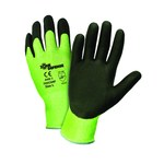 imagen de West Chester Zone Defense 705CGNF Black/Green Medium Cut-Resistant Gloves - ANSI A3 Cut Resistance - Nitrile Palm Only Coating - 9 in Length - 705CGNF/M