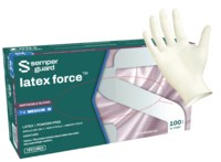 imagen de Sempermed SemperGuard Pequeño Látex Guantes desechables - Grado Industrial - acabado Con textura - INDPFT101