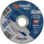 imagen de Weiler Tiger Inox Cutting Wheel 58110 - 4-1/2 in - INOX - 60 - S