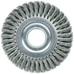 imagen de Weiler 09430 Wheel Brush - 8 in Dia - Knotted - Standard Twist Steel Bristle
