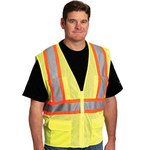 imagen de PIP High-Visibility Vest 302-MVZPLY 302-MVZPLY-4X - Size 4XL - Lime Yellow - 88353