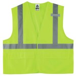 imagen de Ergodyne Glowear 8225HL Chaleco de alta visibilidad 21185 - tamaño Grande/XG - Poliéster - Lima de alta visibilidad - ANSI clase 2
