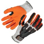 imagen de Ergodyne Proflex 922CR Naranja/Negro Pequeño HPPE Guantes resistentes a cortes - 720476-17092