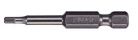 imagen de Vega Tools 5 mm Hexagonal Potencia Broca impulsora 1150H050A - Acero S2 Modificado - 6 pulg. Longitud - Gris Gunmetal acabado - 02224