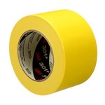 imagen de 3M 301+ Performance Yellow Masking Tape - 1490 mm (59 in) Width x 55 m Length - 6.3 mil Thick - 69108