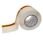 imagen de Brady THTEL-161-483-1-WA Rollo de etiquetas troqueladas para impresoras - 4 pulg. x 4 pulg. - Poliéster - Negro/Naranja sobre blanco - B-483