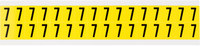 imagen de Brady 3420-7 Etiqueta de número - 7 - Negro sobre amarillo - 9/16 pulg. x 3/4 pulg. - B-498