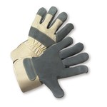 imagen de West Chester 500-AAA White Small Split Cowhide Leather Work Gloves - Wing Thumb - 9.5 in Length - 500-AAA/S