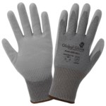 imagen de Global Glove Gris Grande Nailon Guantes resistentes a cortes - Bolsa de plástico - PUG-006 LG
