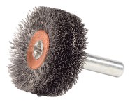 imagen de Weiler 17601 Wheel Brush - 1-1/4 in Dia - Crimped Steel Bristle