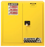 imagen de Justrite Sure-Grip EX Gabinete de almacenamiento de material peligroso 893010 - 40 gal - Amarillo - 11337