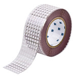 imagen de Brady THT-70-350-20 Rollo de etiquetas troqueladas para impresoras - 0.25 pulg. x 0.25 pulg. - Poliéster - Blanco - B-350