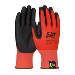 imagen de PIP G-Tek KEV 09-K1640 Hi-Vis Red Large Cut-Resistant Gloves - ANSI A4 Cut Resistance - Nitrile Foam Palm & Fingers Coating - 09-K1640/L