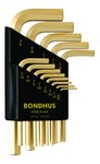 imagen de Bondhus GoldGuard Short Arm Hex Key L-Wrench Set 38237