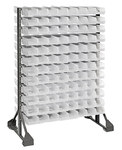 imagen de Quantum Storage Capacidad de carga de 1500 lb Gris Acero al carbono Kit móvil para estantería de raíles - Altura 53 pulg. - QRU-12D-220-192CL