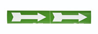 imagen de Brady 76503 Marcador de tubería autoadhesivo - Vinilo - Blanco sobre verde - B-946