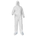 imagen de Ansell KleenGuard Overoles desechables para trabajo y uso general A35 38949 - tamaño Grande - Blanco