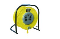 imagen de Reelcraft Industries LH Series Cord Reel - 100 ft Capacity - Hand Crank Drive - 15 Amps - 125V - Quad Outlet - 10 AWG - LH3100