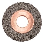 imagen de Weiler 15732 Wheel Brush - 1-1/4 in Dia - Crimped Steel Bristle