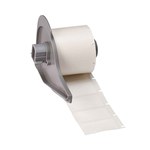 imagen de Brady M710 M7-30-427-AW Etiquetas autolaminables para cables y alambres - 1.5 pulg. x 0.75 pulg. - Vinilo - Blanco - B-427