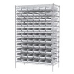 imagen de Akro-mils Sistema de estantería fijo AWS244830164 - Acero - 12 estantes - 66 gavetas - AWS244830164 WHITE