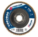 imagen de Weiler Tiger Paw Type 29 Flap Disc 51105 - Zirconium - 4 in - 60 - Medium