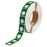 imagen de Brady THTEP167U-593-.5GN Rollo de etiquetas troqueladas para impresoras - 1.2 pulg. x 1 1/2 pulg. - Poliéster - Verde - B-593