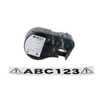 imagen de Brady Defender M4C-1000-351 Cartucho de etiquetas para impresora - 1 pulg. x 25 pies - Vinilo - Negro sobre blanco - B-351